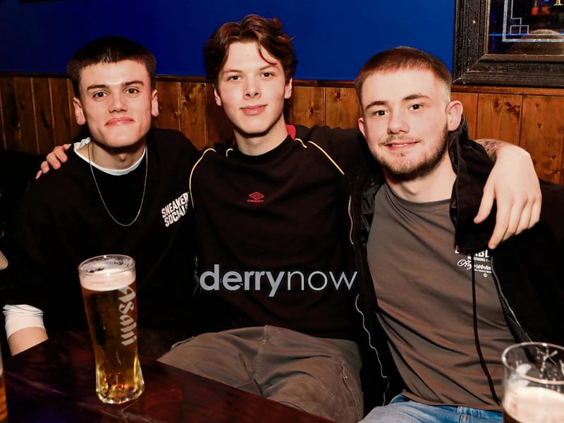 Daniel, Tiarnan and Thomas. 