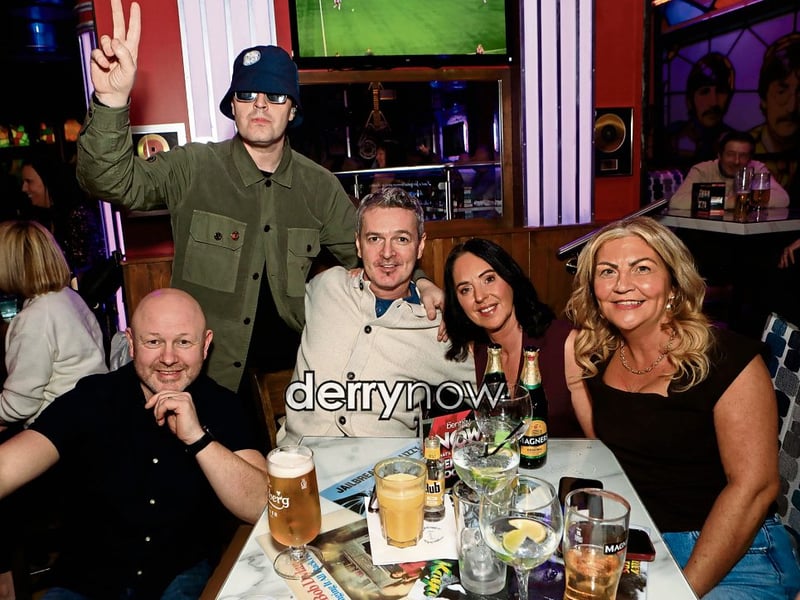 Liam Gallagher Tribute Act with fans. 