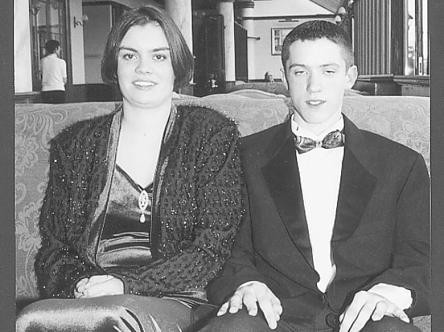 Caption: Newtownforbes Secondary School Debs night - Deirdre Guckian and Conor Ward
