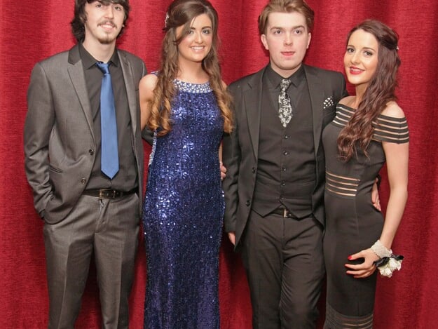 CLICK ON THE ARROWS ABOVE TO GO THROUGH THE GALLERY OF PICTURES Caption: Luke Butler, Savannah McGuire, John Martin O'Connor and Jaimie Fallon