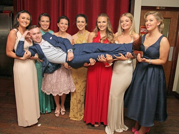 CLICK ON THE ARROWS ABOVE TO GO THROUGH THE GALLERY OF PICTURES Caption: Ciara Hanley, Aisling Greene, Clodagh Gray, Aoife Gordon, Tara Nevin, Ciara Farrell, Carla Rooney and Shane Mahon