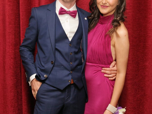 CLICK ON THE ARROWS ABOVE TO GO THROUGH THE GALLERY OF PICTURES Caption: Aidan Gray and Maria Holland