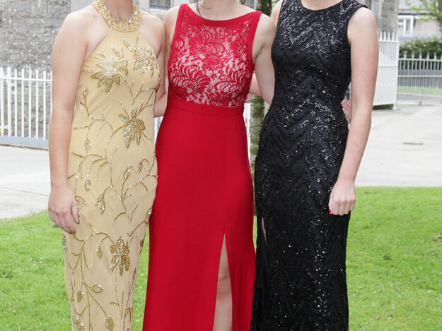 CLICK ON THE ARROWS ABOVE TO GO THROUGH THE GALLERY OF PICTURES Caption: Aoife Gordon, Niamh O'Meara and Carolanne O'Brien