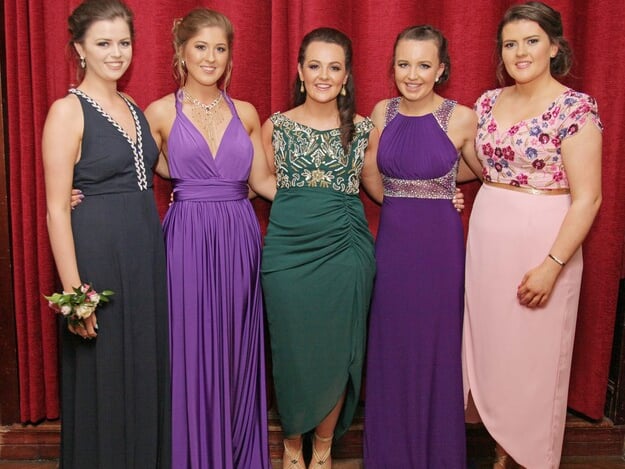 CLICK ON THE ARROWS ABOVE TO GO THROUGH THE GALLERY OF PICTURES Caption: Katie Tighe, Aisling McGreal, Alannah Dolan, Aisling Sorohan and Adrienne Mulligan