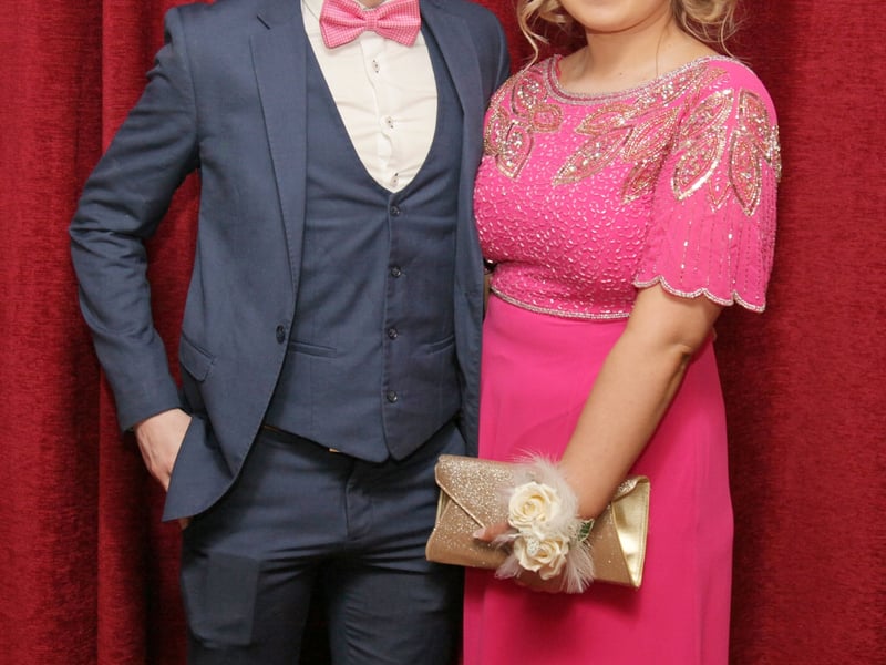 CLICK ON THE ARROWS ABOVE TO GO THROUGH THE GALLERY OF PICTURES Caption: Aaron Clyne and Leah Farrell