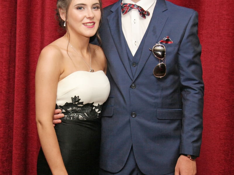 CLICK ON THE ARROWS ABOVE TO GO THROUGH THE GALLERY OF PICTURES Caption: Claire McCormack and Aaron Cribbin