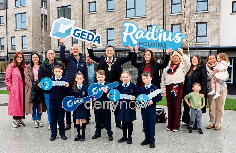 Mayor Ruairí McHugh at the official open the new Radius / Geda social housing development “Daisyfield Court”, Foyle Road, with Denise Quinn, senior head of development, Radius Housing and Damian Murray, construction partner Geda. Also included are Clare Doherty, principal, parents and pupils from Longtower PS. (Photos - Tom Heaney, nwpresspics) We want your photos to feature on the website via our Camera Club. Do you have a great photo from life in the locality? Whether it’s a party, wedding, communion, landscape, a quirky shot from your archives, or a simple everyday moment, we want your snapshots. We are inviting people to share photos that capture the spirit of the county. From special occasions to quieter moments, your pictures help tell the story of everyday life in our community. To submit: Go to the Camera Club page and follow the instructions to upload your photo. Include your name, where it was taken, and a short caption if you can.  Your photo could be featured on our website and newspaper and seen by readers across the county and beyond.  TAP HERE TO SUBMIT YOUR PICTURES TODAY