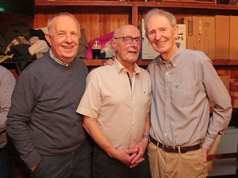 Caption: Jody Sheridan with Tommy and Jimmy Swarbrigg