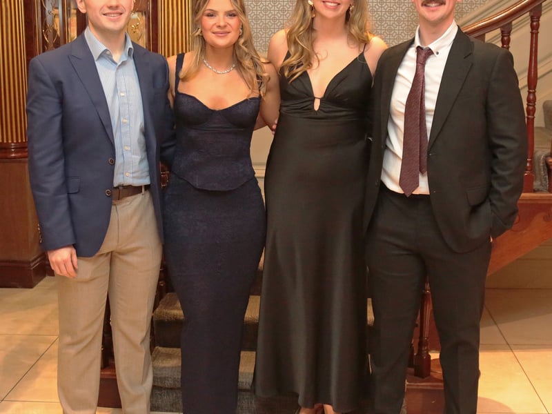 Caption: John Lynch, Cara O'Sullivan, Sarah Farrell and Ciaran Conlon Picture: Shelley Corcoran