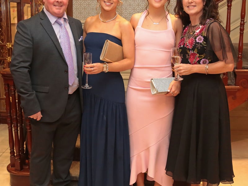 Caption: Syl (Club Chairperson), Eabha, Sarah and Sheila Healy at the Rathcline ladies celebratory dinner dance in the Longford Arms Hotel on Bank Holiday Sunday, February 1 Picture: Shelley Corcoran