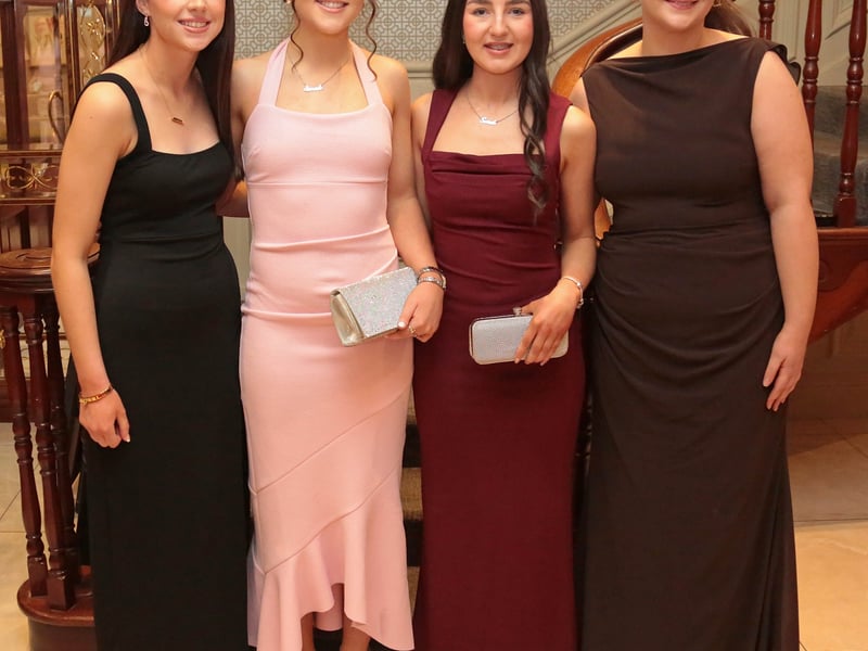 Caption: Emma Feeney, Sarah Healy, Sarah Skelly and Clodagh Martin Picture: Shelley Corcoran