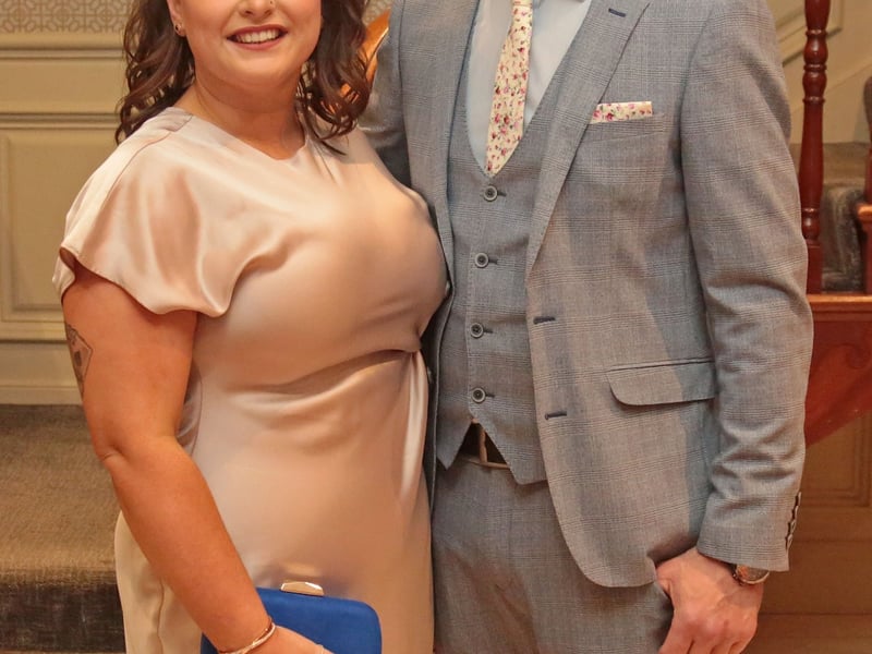 Caption: Michaela Cox and Marc Reid Picture: Shelley Corcoran