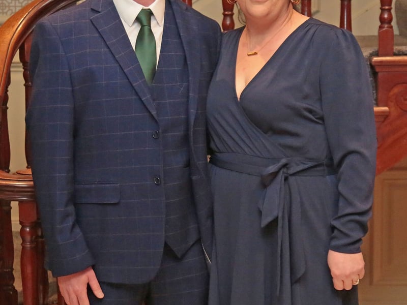 Caption: Mick and Donna Herbert Picture: Shelley Corcoran