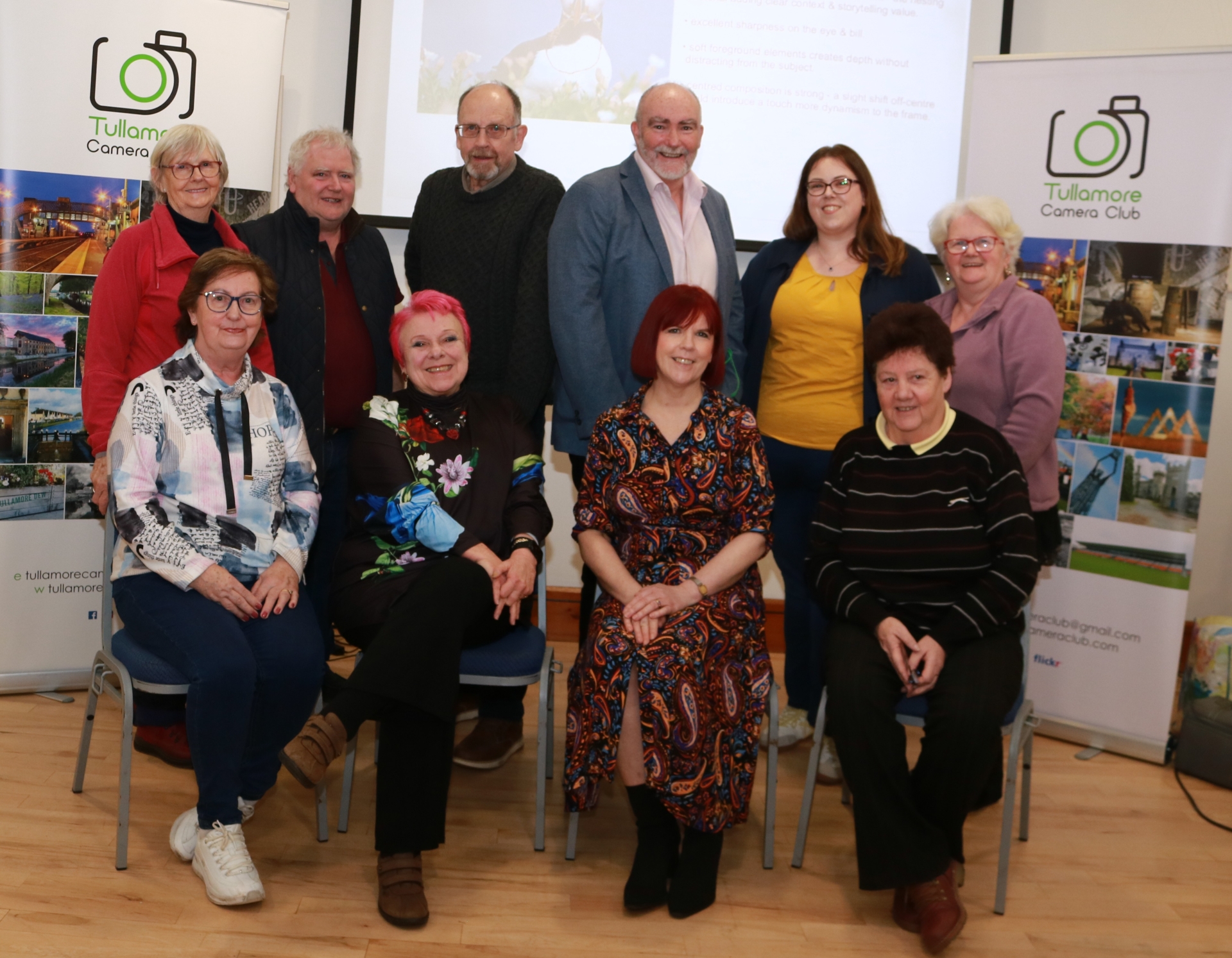 Tullamore Camera Club held their annual photography awards at their January meeting, which also coincided with the group's AGM. Front row, left to right: Joan McKenna, Anna Marie Falcinelli, Marie Kearns, Mary Theresa Clancy Back row, left to right: Mary O'Grady, David Gethings, Seán McKenna, Cliff Webb, Rosie Cummins, Bridie Roe The Photographer of the Year 2025, as voted by the members, is the highly talented Kieran McEvoy, who produced a wonderful array of photos during the year, covering many genres, including macro, wildlife and landscape photography. The recipient of the Shield for 2025, once again voted by the members, was Marie Kearns, for her captivating wildlife and landscape shots. A new category, Photograph of The Year, was introduced for 2025. Andrea Hunt of Dublin School of Photography was the judge for this category. She chose Kieran McEvoy's atmospheric shot of The Wolftrap in the Slieve Bloom mountains as the winning shot. All prizes were presented by Tullamore Camera Club Chairperson, Cliff Webb. READ MORE: Retiring teachers look back with pride on 40 years at iconic Tullamore school Tullamore Camera Club usually meets at 8pm on the last Thursday of each month in the Offaly History Centre. Their next meeting takes place on Thursday, February 26 at 8pm. New members are always welcome as no experience is required. They also have an exhibition currently in The Bridge Shopping Centre and people are encouraged to visit and have a look at what's on display. 