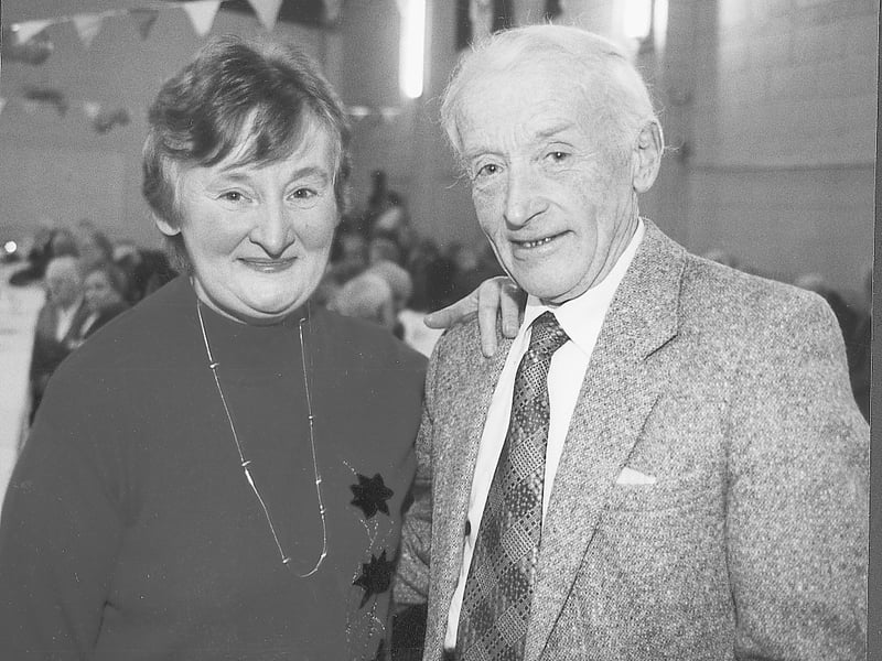 Use the Next > above or below to go through the gallery Caption: 2001 Senior Citizens Party in Ardagh: Mary and PJ Keenan