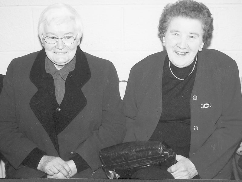 Use the Next > above or below to go through the gallery Caption: 2001 Senior Citizens Party in Ardagh: Rosie Halpin and Julie Lennon