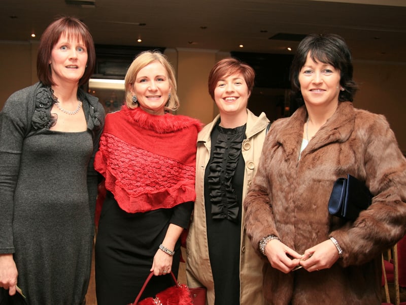 Caption: Fionnuala Carthy, Clodagh McCann, Sarah Sullivan and Laura Sweeney at the 2013 Show PICTURE: Shelley Corcoran
