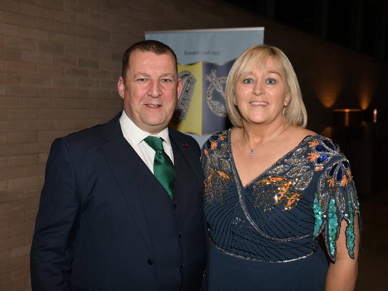 Caption: Paul Hughes and Denise McGann-Hughes from Ballymahon. Picture: Malcolm McNally Photography
