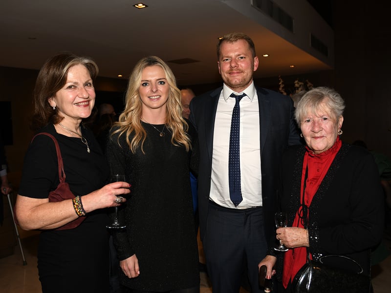Caption: Clare Losty, Caroline Murphy, James Egan (Mornin) and Longford Association in London Life President Mary McKenna. Picture: Malcolm McNally Photography
