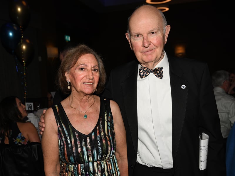 Caption: Longford Association in London Life President Michael McCann (Newtownforbes) and his wife Toni. Picture: Malcolm McNally Photography