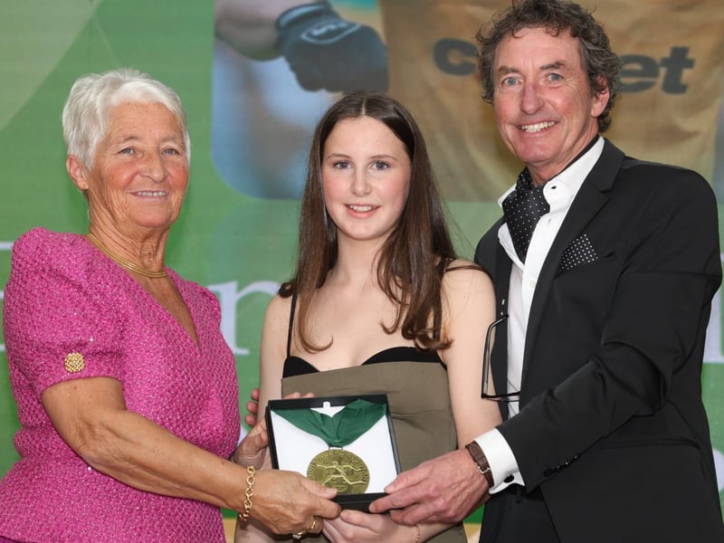GAELIC FOOTBALL The winner of the 2025 Gaelic Football Award is Finnbarr Roarty, Naomh Conaill. It’s Finnbarr’s first time to win a Donegal Sports Star Award. The Naomh Conaill man made his senior league debut for Donegal at the start of 2025 and from there the season was marked by a series of outstanding displays. Finnbarr won his first Ulster Championship medal and went on to play in the All-Ireland Final against Kerry. The attacking corner-back was named on the Ulster GAA All-Stars side. In November he picked up a national All-Star and was named Young Player of the Year. He had a special mention that night for his granny Kitty ahead of her 100th birthday celebrations before Christmas. Finnbarr starred at club level also as Naomh Conaill won the County Senior title. He was Man of the Match in the County Final and was later named as Player of the Championship.