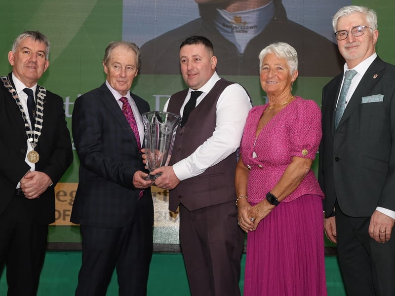 OVERALL DONEGAL SPORTS STAR 2025 The Winner of the Overall 2025 Donegal Sports Star Award is Dylan Browne McMonagle, Letterkenny Unfortunately Dylan couldn't be present as he is currently racing on the prestigious Hong Kong circuit for the first time where he already has had a couple of winners. His father John came up and accepted the award on his behalf. What a sporting year it has been for the 22-year-old Letterkenny jockey. Indeed what an amazing horseracing career journey it's been since winning the Dingle Derby in 2015 as a 12-year-old. At 16 Dylan became an apprentice jockey with trainer Joseph O’Brien in Kilkenny and went on to be crowned National apprentice champion in 2021 and 2022. Those successes led to him becoming a professional jockey just three years ago. 2025 was however undoubtedly Dylan’s most successful year to date claiming the Irish Senior Flat Jockey title for the first time after 95 winners. Then on November 1st to top off a brilliant season he really signalled his arrival on the world stage with an unexpected win in the elite Breeders Cup Turf event in California for legendary trainer Willie Mullins. The unfancied 25/1 shot Ethical Diamond earned the Mullins team a cool 2.9 million dollars. Dylan becomes only the third person to win the Overall Award back-to-back following in the footsteps of Billy Bourne (1990-91) and Mark English (2014-15).