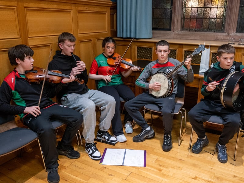 During the evening the club’s traditional band and Irish dancers entertained guest with performances.