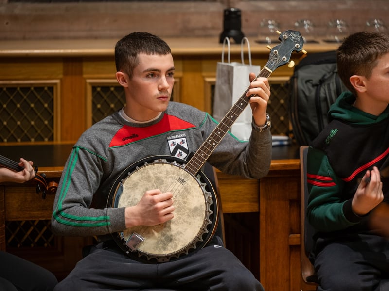 During the evening the club’s traditional band and Irish dancers entertained guest with performances.