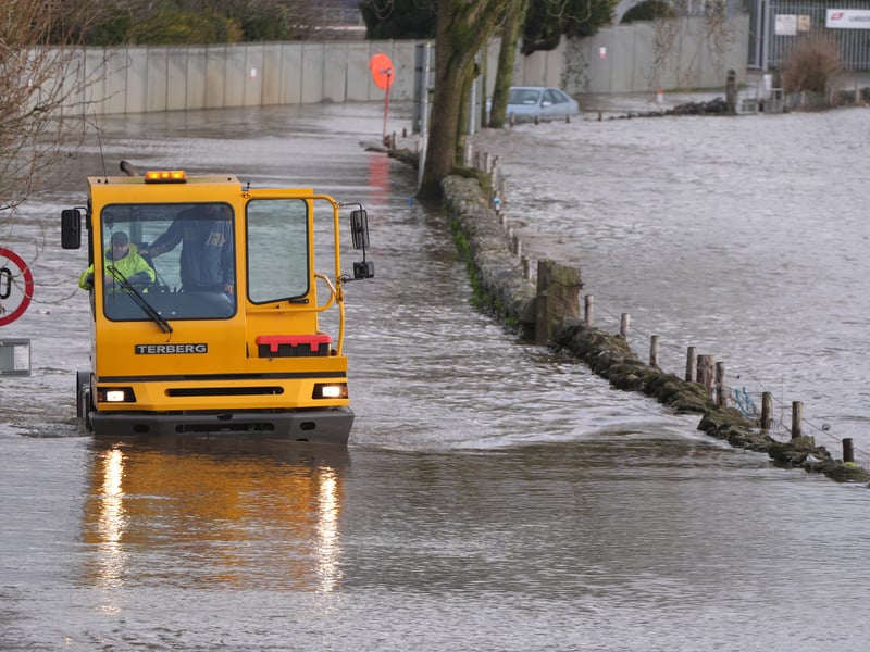 Across the Irish Sea, hundreds of schools were closed and tens of thousands of people were without power.
