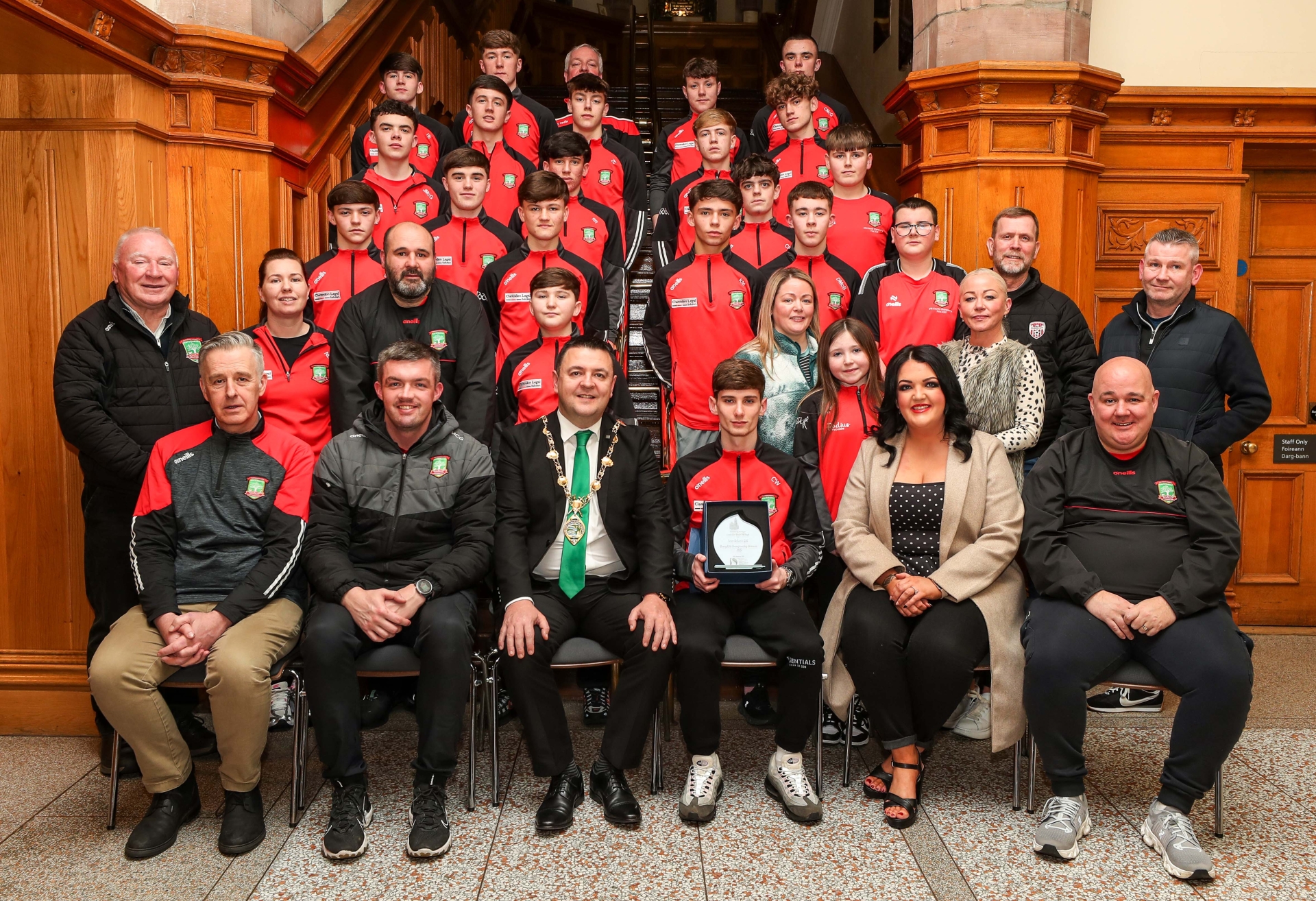 The Mayor of Derry and Strabane, Councillor Ruairí McHugh, hosted a civic reception in the Guildhall in honour of Sean Dolan’s GAC Under-16 team, recognising their outstanding achievement in securing the Derry County U-16 Championship. The event brought players, coaches, families, and club representatives together to acknowledge the dedication, teamwork, and commitment that underpinned the team’s success throughout the season. Congratulating the squad, the Mayor praised both the players and the wider club for their contribution to local sport and community life. “This is a tremendous achievement and a source of great pride, not just for the club, but for the entire community. I’d like to take this opportunity to congratulate the team and all the members behind the scenes – well done and keep up the fantastic work!” PICTURED BELOW: The Mayor of Derry and Strabane, Councillor Ruairi McHugh with players, management and family members at the reception. Included is Councillor Emma McGinley. We want your photos to feature on the website via our Camera Club. Do you have a great photo from life in the locality? Whether it’s a party, wedding, communion, landscape, a quirky shot from your archives, or a simple everyday moment, we want your snapshots. We are inviting people to share photos that capture the spirit of the county. From special occasions to quieter moments, your pictures help tell the story of everyday life in our community. To submit: Go to the Camera Club page and follow the instructions to upload your photo. Include your name, where it was taken, and a short caption if you can.  Your photo could be featured on our website and newspaper and seen by readers across the county and beyond.  TAP HERE TO SUBMIT YOUR PICTURES TODAY