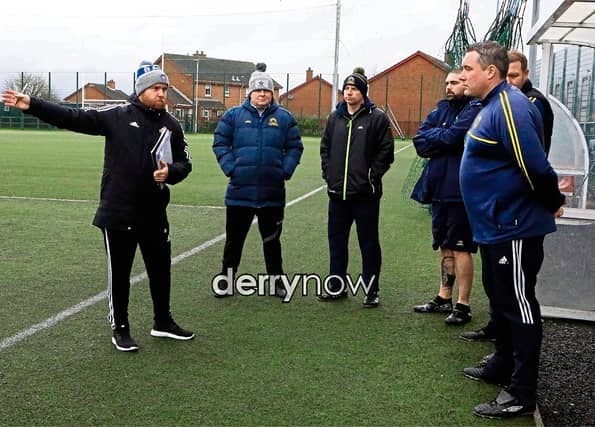 IFA coach Ronan O’Donnell facilitator with Don Boscos club coach at the IFA NCC Coaching Course at Leafair pitches. (Photos - Tom Heaney, nwpresspics) We want your photos to feature on the website via our Camera Club. Do you have a great photo from life in the locality? Whether it’s a party, wedding, communion, landscape, a quirky shot from your archives, or a simple everyday moment, we want your snapshots. We are inviting people to share photos that capture the spirit of the county. From special occasions to quieter moments, your pictures help tell the story of everyday life in our community. To submit: Go to the Camera Club page and follow the instructions to upload your photo. Include your name, where it was taken, and a short caption if you can. Your photo could be featured on our website and newspaper and seen by readers across the county and beyond. TAP HERE TO SUBMIT YOUR PICTURES TODAY