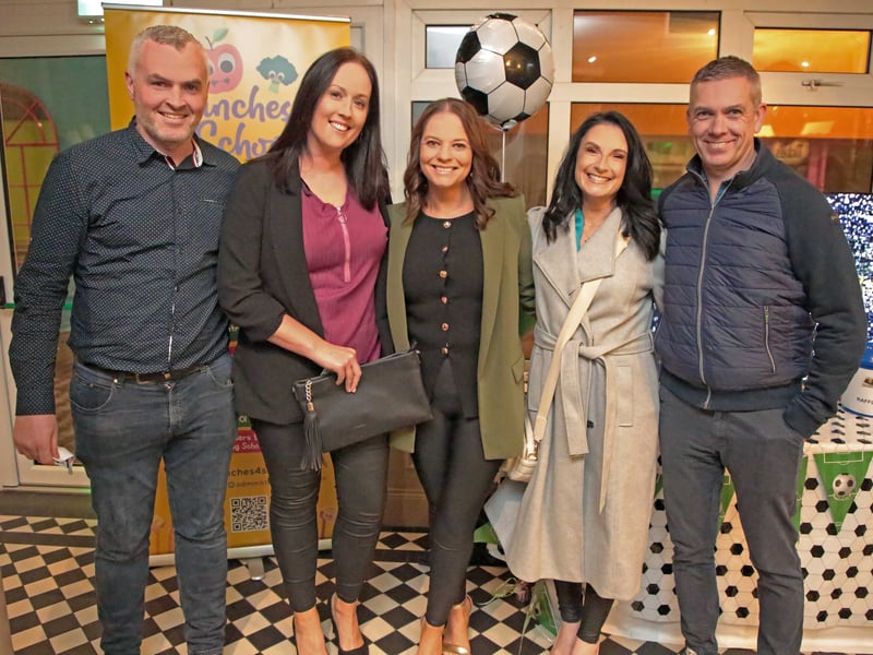 Caption: Glen and Joanne Kelly, Ursula Walker, Gráinne Fox, Seán Sheridan