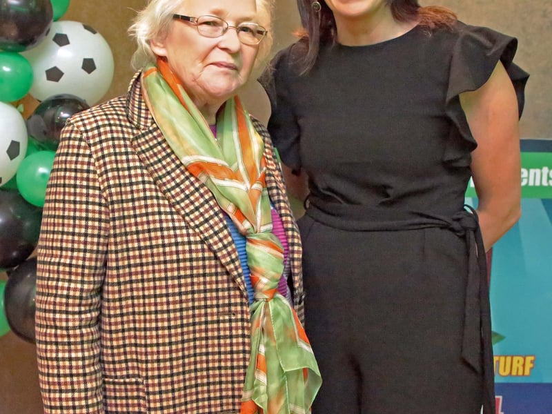 Caption: Maureen Hughes, Caroline McDermott