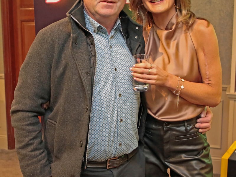 Caption: Mel and Amy Creegan
