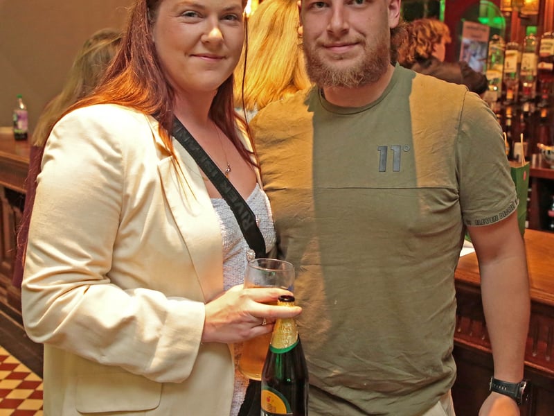 Caption: Sarah Jane Egan, Alex Slevin