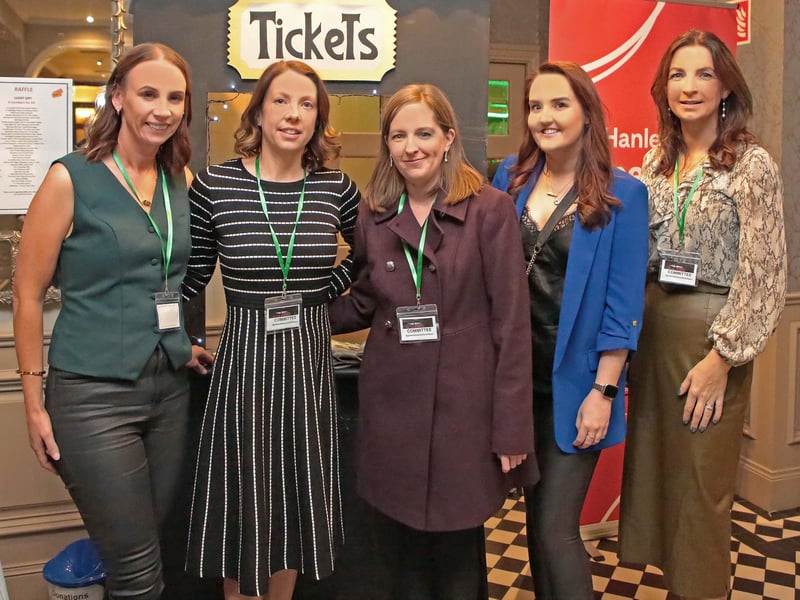 Caption: Carmel Reynolds, Tara Gately, Colette Roche, Annie Lynch, Carol Kennedy