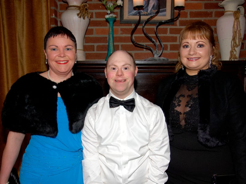 Caption: Natasha and Brian O'Reilly with Pauline Cummins