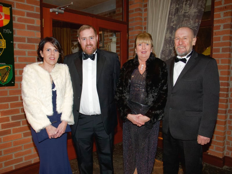 Caption: Elaine Murtagh, Gerry Egan, Millie Murtagh and Gerry Kinahan