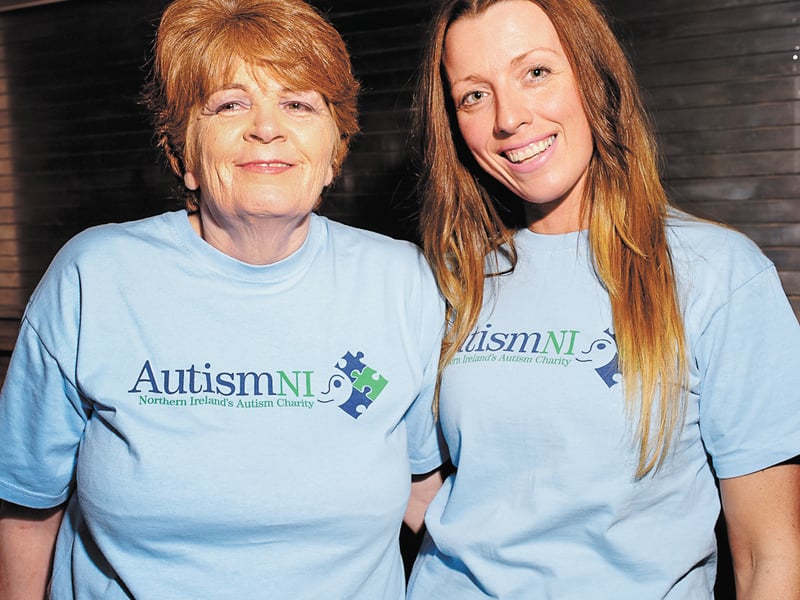 Rose Hughes and Clare Cuskeran, from Autism NI Mid Ulster Branch.
