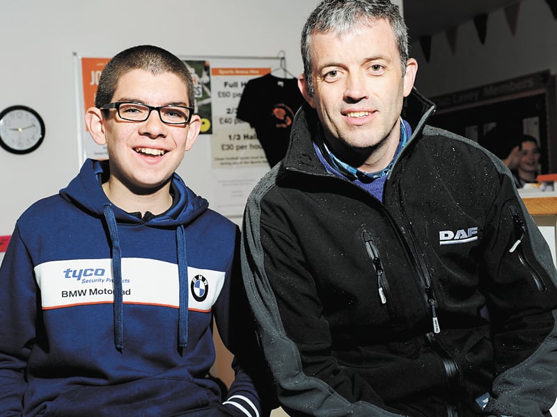Cathal McCracken and Martin McPeake.