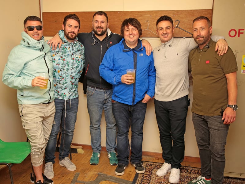 Caption: Live Forever -  Oasis tribute band who thrilled the Marquee in Drumlish audience on Friday night  Picture: Shelley Corcoran