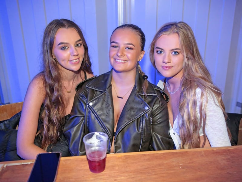 Caption: Bronagh Kiely, Lily Higgins, Aine Kiely Picture: Shelley Corcoran