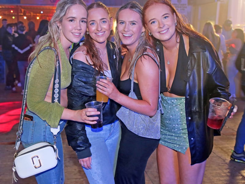 Caption: Sarah Donnellan, Niamh Reynolds, Ellen McGuinness, Chloe McKeon Picture: Shelley Corcoran