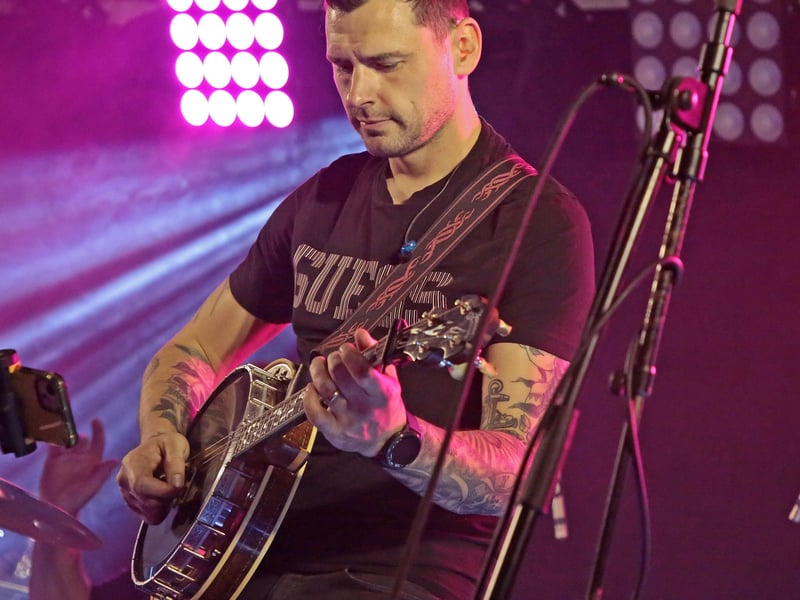 Caption: Ruaile Buaile on stage at the Marquee in Drumlish Picture: Shelley Corcoran