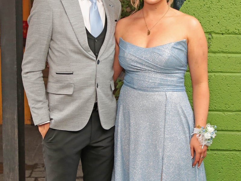 Caption: Hannah Burke and Michael Glennon