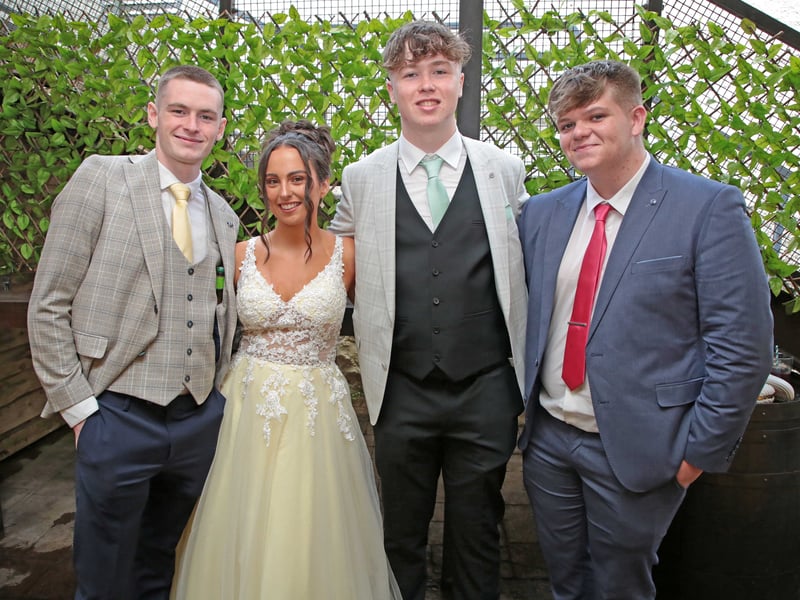 Caption: Darryl Swaris, Shannon McDermott, Adam Thomsen and Aaron Cox
