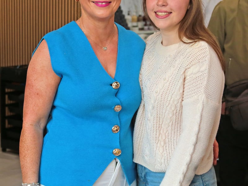 Caption: Patricia Crowe and Sarah Buchanan at ‘The Salon No. 1’ launch