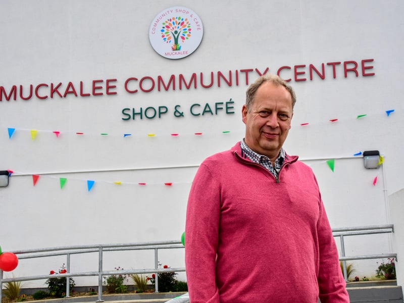 Doug Taylor, John Gray Ltd. Builders of the Muckalee Community Centre.PICTURE: HARRY REID