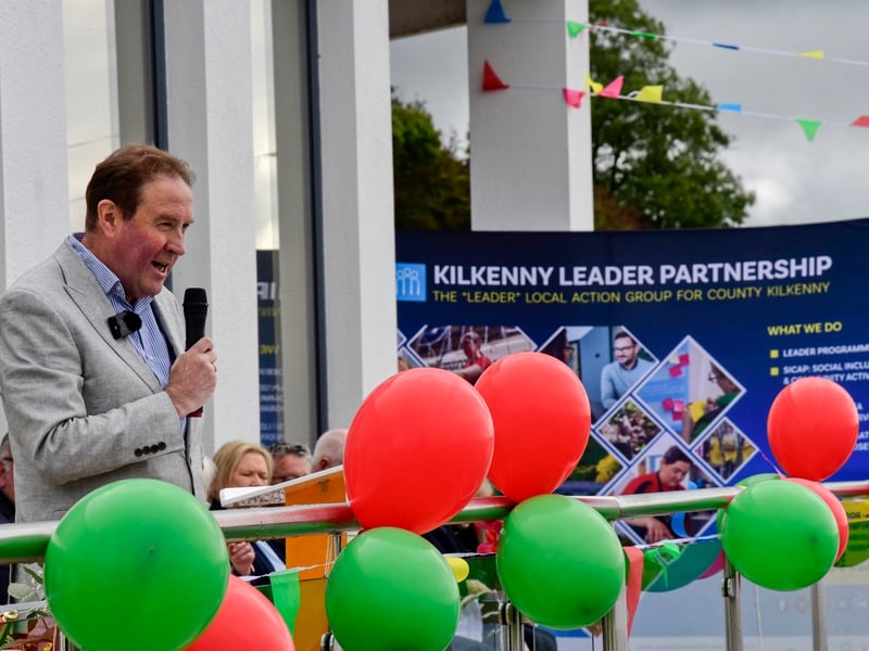 Declan Rice, CEO Kilkenny Leader Partnership, also addressed the gathering.PICTURE: HARRY REID 