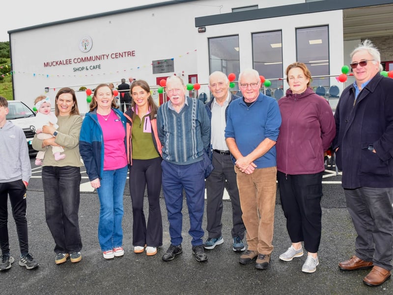Locals gather for the Official Opening of Muckalee Community Centre.PICTURE: HARRY REID